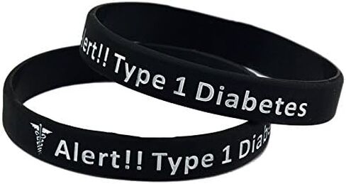 Type 1 Diabetes Diabetic Bracelet Insulin Dependent Medical Alert (All Styles) in Saudi Arabia