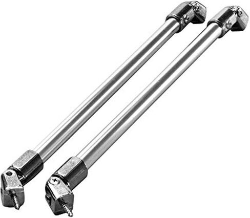TAYLOR MADE PRODUCTS Windshield Support Bar Anodized Aluminum with Chrome Fittings 14" in Saudi Arabia