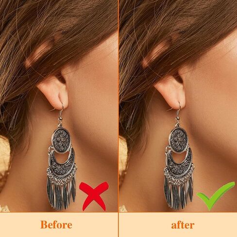 Hopea Jewels(200 Pcs Approx) Premium & Soft Disc Earring Back/Earring Discs for Screw Back Earring/Heavy Earring Support Backs (Extra Premium (Clear(No Colour-Tansparent)) in Saudi Arabia