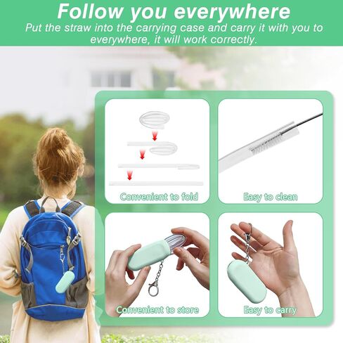 Water Bottle Pouch, Flower Straw Cover, Straw with Travel Carry Case Cleaning Brush for Stanley Cup/Simple Modern 40oz 30oz, Water Bottle Bag for Cards,Keys,Phone,Gym Accessories for Women in Saudi Arabia