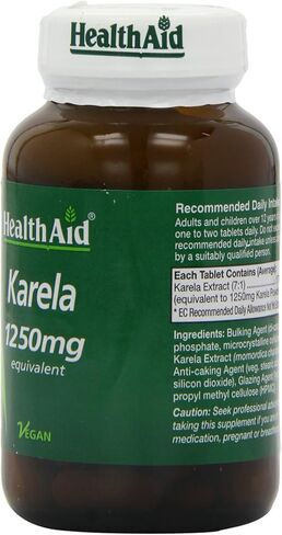 Health Aid Karela Extract 1250mg 60 Tablets in Saudi Arabia