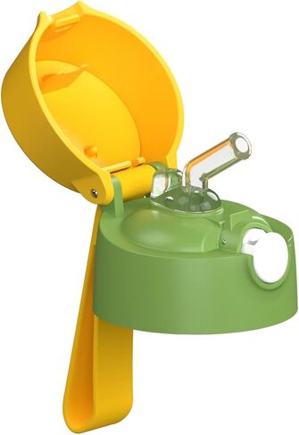 غطاء بديل JARLSON® - متوافق فقط مع زجاجة CHARLI المصنوعة من الفولاذ المقاوم للصدأ من JARLSON - قطعة فم من السيليكون متضمنة. - قطع الغيار، قطع الغيار. غير متوافق مع العلامات التجارية الأخرى in Saudi Arabia