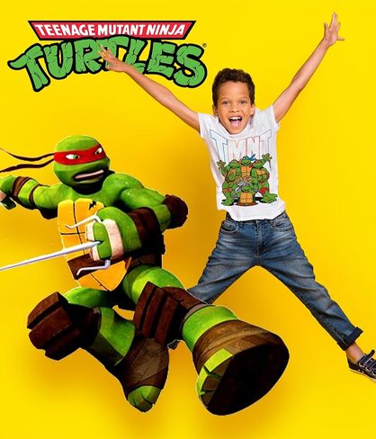 تي شيرت سلاحف النينجا (مجموعات) مايكل أنجلو ليوناردو رافائيل دوناتيلو TMNT زي زي تي شيرت للأطفال الصغار لأعياد الميلاد للأطفال in Kuwait