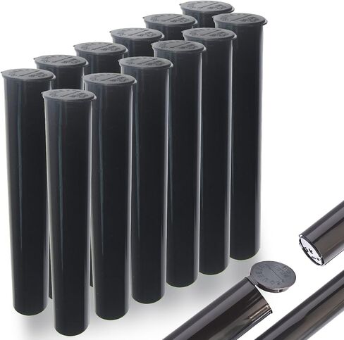 Airtight Storage Tube(12 Packs), Cute Small Pill Box Case Waterproof and Smell Proof Tube Container Holder, Fit in Pocket Purse Portable for Travel and Outdoors in Saudi Arabia
