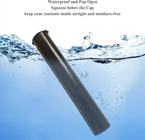 Airtight Storage Tube(12 Packs), Cute Small Pill Box Case Waterproof and Smell Proof Tube Container Holder, Fit in Pocket Purse Portable for Travel and Outdoors in Saudi Arabia