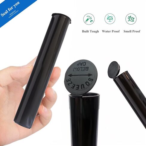 Airtight Storage Tube(12 Packs), Cute Small Pill Box Case Waterproof and Smell Proof Tube Container Holder, Fit in Pocket Purse Portable for Travel and Outdoors in Saudi Arabia