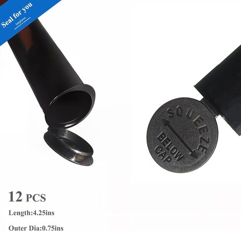 Airtight Storage Tube(12 Packs), Cute Small Pill Box Case Waterproof and Smell Proof Tube Container Holder, Fit in Pocket Purse Portable for Travel and Outdoors in Saudi Arabia