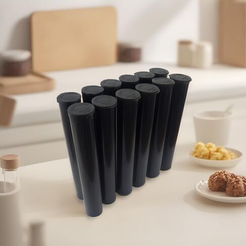 Airtight Storage Tube(12 Packs), Cute Small Pill Box Case Waterproof and Smell Proof Tube Container Holder, Fit in Pocket Purse Portable for Travel and Outdoors in Saudi Arabia