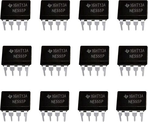 12PCS NE555 NE555P NE555N Precision Timer IC DIP-8 for Electric DIY in Kuwait