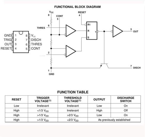 12PCS NE555 NE555P NE555N Precision Timer IC DIP-8 for Electric DIY in Kuwait