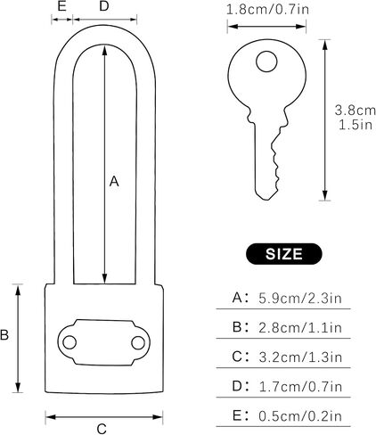 4 عبوات من الأقفال الطويلة شديدة التحمل مع مفاتيح 32 مم مع مفاتيح للمدرسة الخارجية وخزانة الصالة الرياضية والأمتعة من النحاس الصلب وقفل أمنيات الجسر in Kuwait