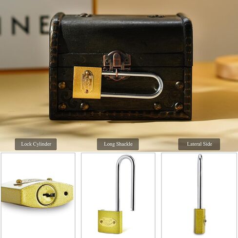 4 عبوات من الأقفال الطويلة شديدة التحمل مع مفاتيح 32 مم مع مفاتيح للمدرسة الخارجية وخزانة الصالة الرياضية والأمتعة من النحاس الصلب وقفل أمنيات الجسر in Kuwait