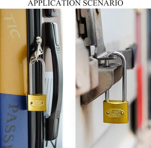 4 عبوات من الأقفال الطويلة شديدة التحمل مع مفاتيح 32 مم مع مفاتيح للمدرسة الخارجية وخزانة الصالة الرياضية والأمتعة من النحاس الصلب وقفل أمنيات الجسر in Kuwait