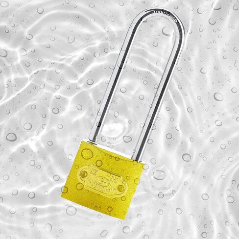 4 عبوات من الأقفال الطويلة شديدة التحمل مع مفاتيح 32 مم مع مفاتيح للمدرسة الخارجية وخزانة الصالة الرياضية والأمتعة من النحاس الصلب وقفل أمنيات الجسر in Kuwait