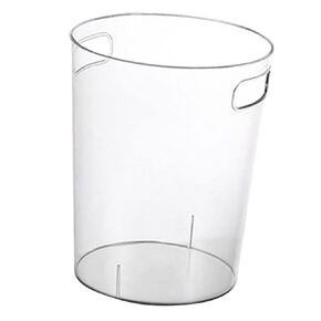 Garbage Can Mini Trash Can with Lid Ice Bucket with Lid Large Plastic Storage Bin Garbage Container Bin Flower Bucket Little Trash Container Transparent Rubbish Bin Trash Bin Food
