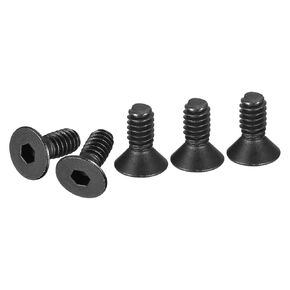 1/4-20x1-1/4" Flat Head Socket Cap Screws, 50 Pack Hex Socket Flat Head Screws Carbon Steel Black Oxide, Full Thread, Countersunk Bolts