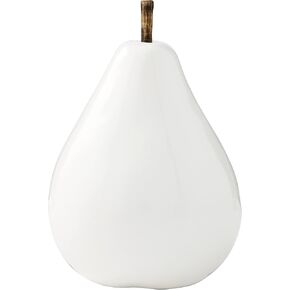 Mud Pie Ceramic Pear Sitters, White