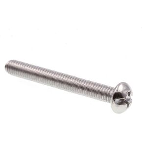 Prime-Line 9004369 Machine Screw, Round Head, Slotted/Phillips Combo, #10-32 X 1-1/2 in, Grade 18-8 Stainless Steel, Pack of 100