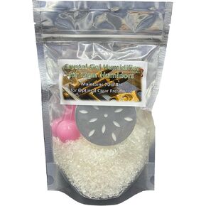 4 Ounce Crystal Gel for Make Your Own Humidifier for Cigar Humidor with Diffuser