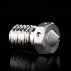 1pc M6 Plated Copper Nozzle 0.4mm Non-Stick High Temperature Compatible with V6 hotend Anycubic Chiron MEGA S/Zero 2.0 / Prusa I3 MK3S Prusa Mini Mini+ BLV Cube 3D Printer (0.4mm)