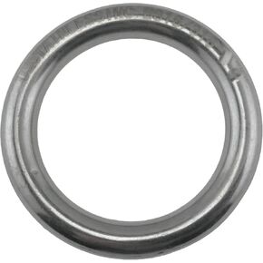 US STAINLESS Stainless Steel 316 Round Ring Welded 3/8" x 2 3/8" (10mm x 60mm ID) Marine Grade