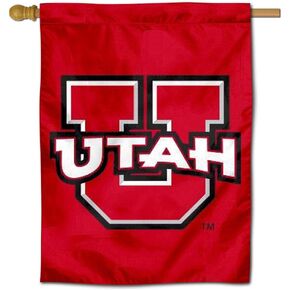 Utah New Logo Double Sided House Flag