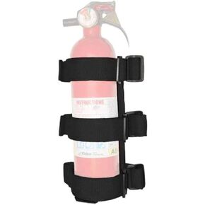 RealTruck Rugged Ridge | Fire Extinguisher Holder, Sport Bar, Black | 13305.21 | Fits 1955-2024 Jeep CJ/Wrangler; 2020-2024 Jeep Gladiator in Kuwait