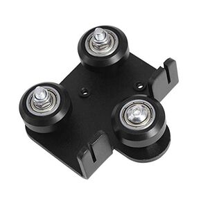 1set CR10 3D Extruder Back Support Plate with Pulley Extruding Backplate for Creality Ender-3 Ender 3s Ender 3 Pro Cr-10 Cr-10S S4 S5 Series Aluminum Extrusions Frame 3D Printers
