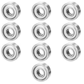 uxcell 10pcs 5mmx14mmx5mm Double Shielded Miniature Deep Groove Ball Bearing