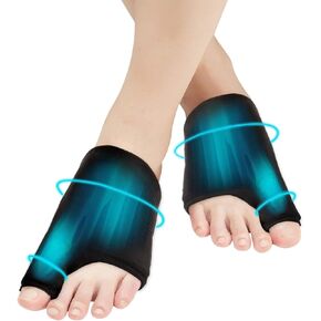 Foot Ice Packs Big Toe for Bunion Relief Gout Pain Relief, Reusable Toe Ice Pack for Hot & Cold Therapies, Gel Foot ice Pack for Swelling, Sprained, Sport Injuries, Fasciitis, Post-Surgery Recovery
