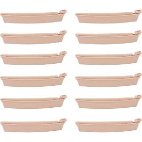 Ostomy Curved Drainable Pouch Sealing Clamp for Colostomy and Ileostomy Bags, Reusable Tail Closure Clips for Ostomy Bags (Pack of 12)
