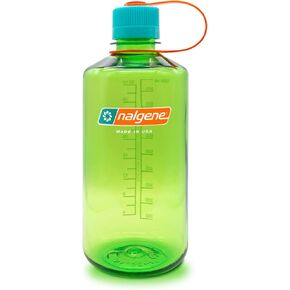 Nalgene Tritan Narrow Mouth BPA-Free Water Bottle, Pear, 32 oz