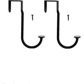 Single Over The Door Hook 2 Pack in Oil Rubbed Bronze, Door Hanger, Door Hook, (2), WC-109-M-ORB