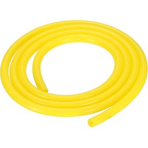 DMiotech 5/32" ID 1/4" OD 3.3 Feet Silicone Tube Yellow Industrial Silicone Tubing for Water Air Pump