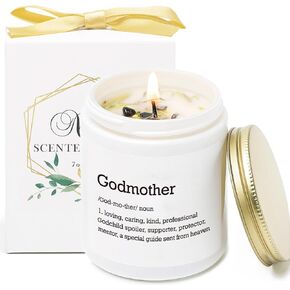 Godmother Definition Candle, Godmother Proposal Gift, Godmother Gifts, God Mother Candles Gifts, Godmother Gifts from Godchild, Birthday Christmas Gifts for Godmother, Vanilla &Lavender Scented Candle