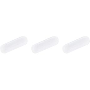MECCANIXITY Magnetic Stirrer Mixer Stir Bar Rod 12mm(0.47") x3mm Cylinder Shape PTFE Coating Magnet White for Laboratory 3Pcs in Kuwait