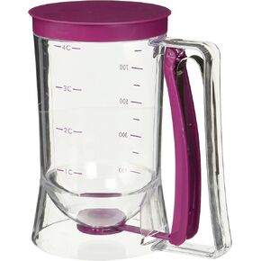 Batter Dispenser with Squeeze Handle Kitchen Essentials, Regular, Transparent