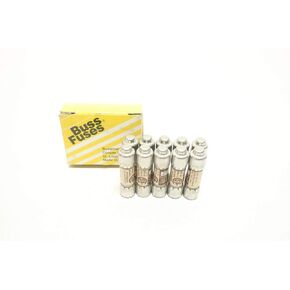 Box of 10 COOPER BUSSMANN KTK-R-3 LIMITRON Cartridge Fuse Class CC 3A 600V-AC