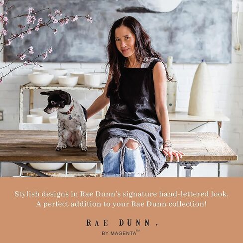 حاويات الملح والفلفل من راي دان مع صينية من الخيزران وملعقة تقديم نحاسية، مجموعة قبو ملح وفلفل من الخزف الحجري اللطيف مع حروف ممدودة in Kuwait