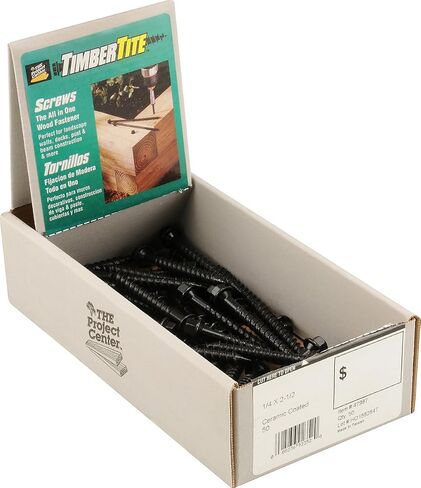 Hillman 47989 1/4 X4 Timber-Tite Landscape Screw, 250-Pack,Silver in Saudi Arabia