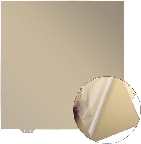 3D Printer Build Plate, 305 x 305mm Double Sided Flex Steel Bed, Heat Resistance Flexible Easy Removal, PEI Steel Sheet Plate for VORON2.4 (Steel Plate) in Saudi Arabia