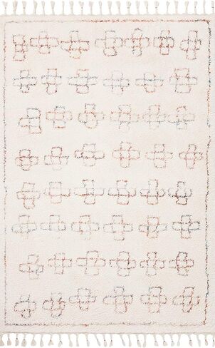 سجادة عداء من مجموعة Loloi Justina Blakeney Ronnie RON-05 عاجي/غروب الشمس مقاس 2'-2'' x 7'-6'' in Kuwait