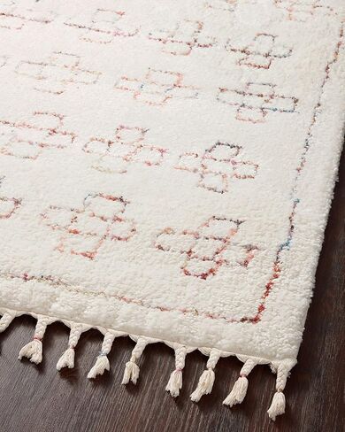 سجادة عداء من مجموعة Loloi Justina Blakeney Ronnie RON-05 عاجي/غروب الشمس مقاس 2'-2'' x 7'-6'' in Kuwait