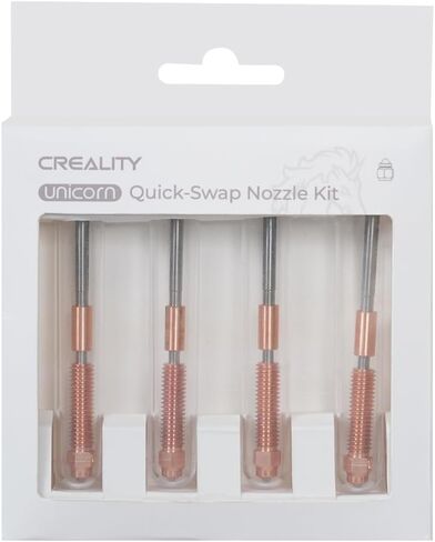 مجموعة فوهة Creality K1 الرسمية 5 قطع فوهات فولاذية صلبة للطابعة ثلاثية الأبعاد 0.4 مم طباعة عالية السرعة وفوهات طارد عالية التدفق لـ Creality K1 (سلسلة K1، 4) in Saudi Arabia