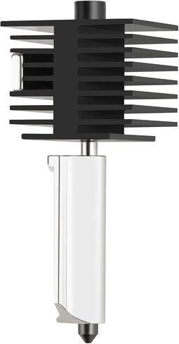 UniTak3D High Temp Hotend 0.2mm Hardened Steel Nozzle+Chrome Plated Brass Heating Block with Silicone Sock Integrated Structure ONLY Compatible with Bambu Lab A1&A1 Mini 3D Printer in Saudi Arabia