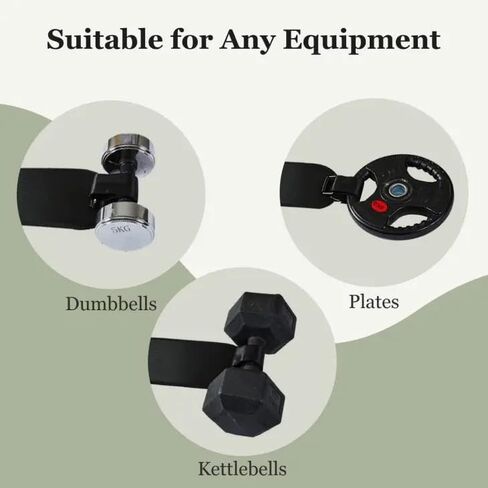 حزام دفع الورك متعدد الاستخدامات لتدريبات الدمبل - مثالي لضغطات الورك، والجسور اللامعة، والقرفصاء، والمزيد - متوافق مع الدمبل، وأجراس كيتل بيل، والألواح - حزام فيلكرو قابل للتعديل للراحة in Kuwait