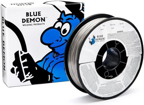 Blue Demon E71T-1/1M X .035 X 11LB Spool Dual Shield Gas Shielded Flux Core Welding Wire, General Purpose, All Position, Low Fumes, Stable Arc, Requires Shielding Gas in Saudi Arabia
