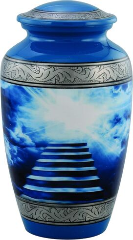 Cremation Urns for Human Ashes Adult for Funeral, Burial | Cremation Urns for Human Ashes Adult 200 Cubic Inches- Stairs to Heaven in Saudi Arabia