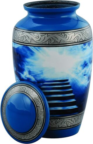 Cremation Urns for Human Ashes Adult for Funeral, Burial | Cremation Urns for Human Ashes Adult 200 Cubic Inches- Stairs to Heaven in Saudi Arabia