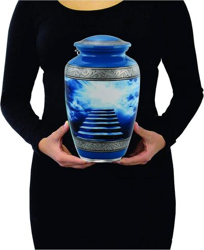 Cremation Urns for Human Ashes Adult for Funeral, Burial | Cremation Urns for Human Ashes Adult 200 Cubic Inches- Stairs to Heaven in Saudi Arabia